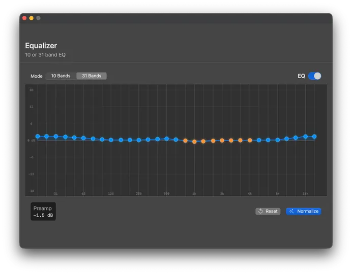 SystemEQ for Mac screenshot