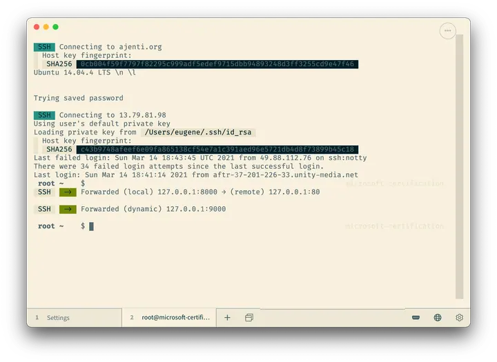 Tabby screenshot