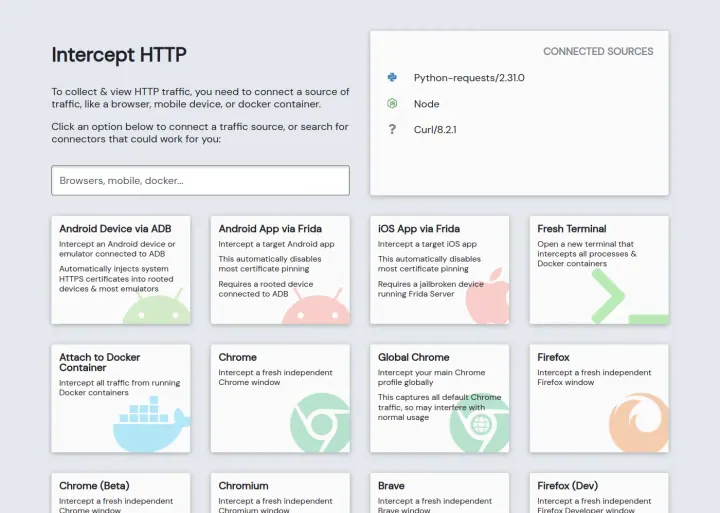 HTTP Toolkit-Screenshot
