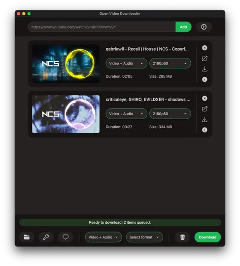 Open Video Downloader screenshot