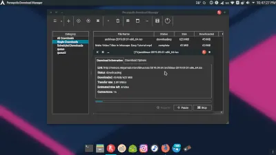 Persepolis Download Manager, captura de pantalla