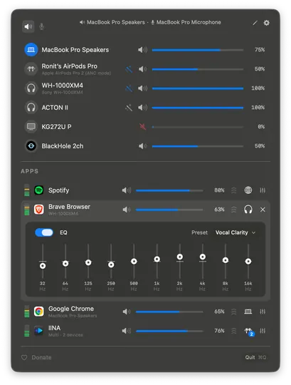 FineTune screenshot