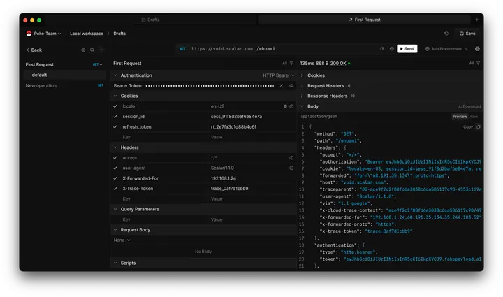 Scalar — снимок экрана