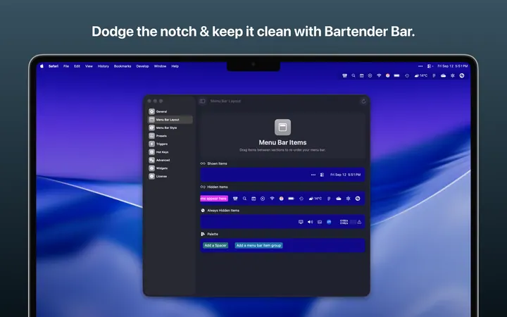 Bartender Pro-Screenshot