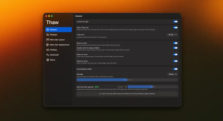 Thaw-Screenshot